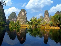 奇山秀水 廣西羅城風光